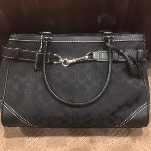 Black coach bag